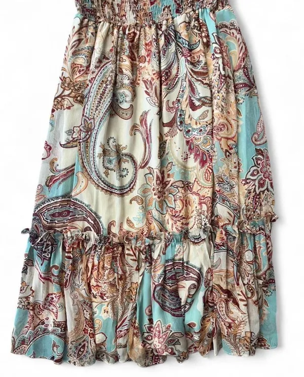 Anthropologie Moon River Midi Boho Dress - Image 5