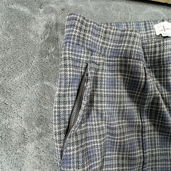 Anthropologie Plaid Trousers Pants Plaid Boot Cut Womens Medium Preppy Career - Image 4