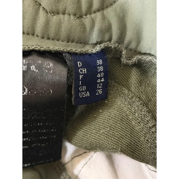 Horze Desiree High Waisted Full Seat Silicone Grip Riding Breeches Olive USA 26 - Image 6