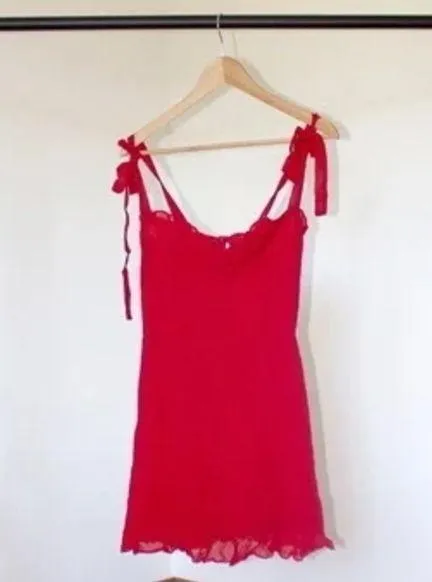 1HR SALE ⚡Reformation Christine Dres (Lipstick) - Image 2