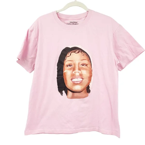 Drake Related Merch Unisex Its All A Blur Tour Her Loss Graphic T-Shirt‎ Size L - Image 3