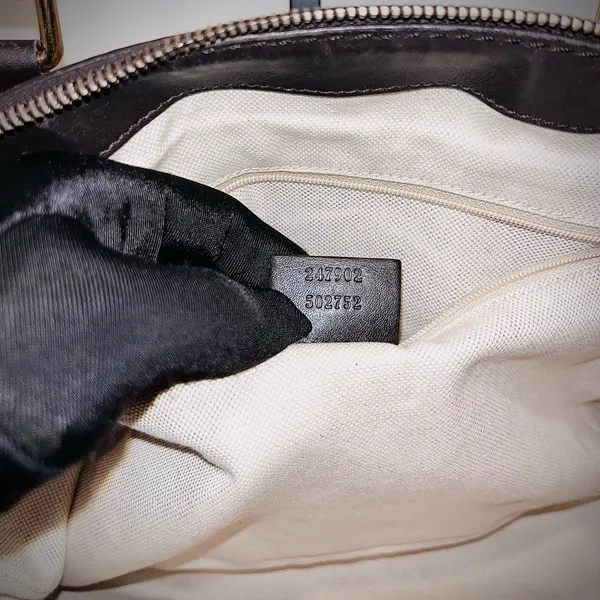 Gently Used - Gucci Canvas Sukey Shoulder Bag - Image 6