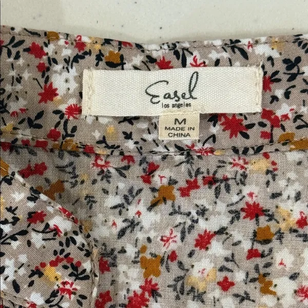 Easel Multicolor Floral Blouse - Image 3