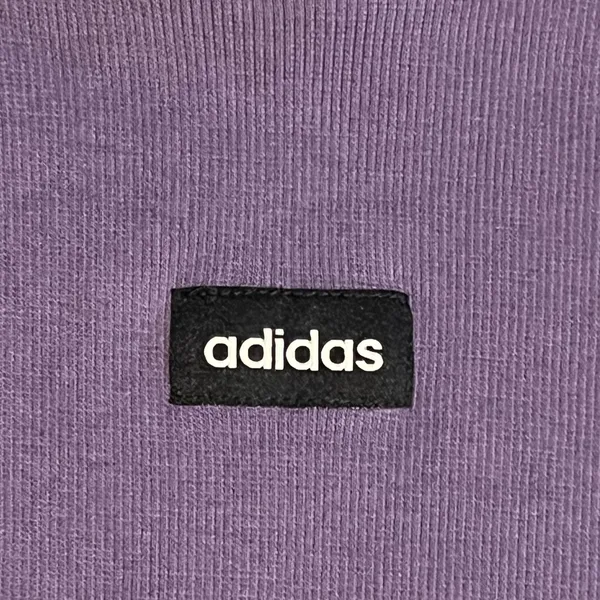 Womens large Adidas Moment Athleisure Long Sleeve Dress Tech Purple/Black - Image 6