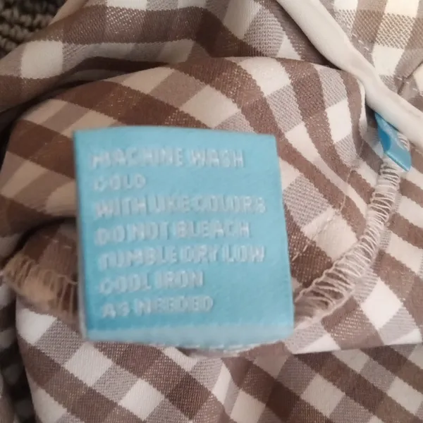 J. McLaughlin Cabana Gingham Side Zipper Closure Stretchy Womens Pants Sz 6 - Image 7