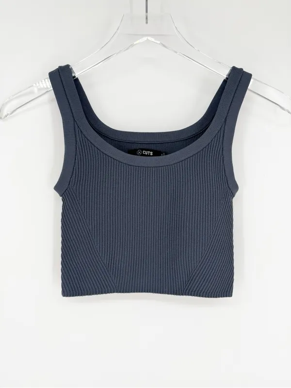 CUTS CoreFlex Ribbed Tank Top Women's XS Clean Girl - Image 2