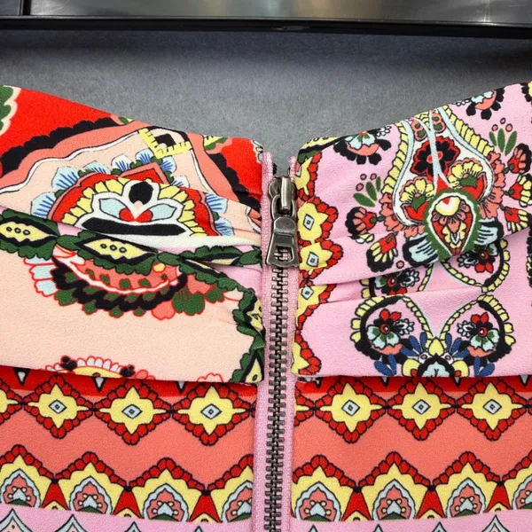 Alice + Olivia Euphoria Paisley Patchwork Mini‎ Skirt CC003P96306 Size 6 NEW - Image 7