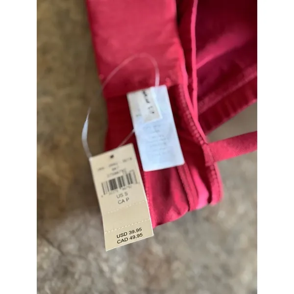 Aerie Satin Stretch Bandeau Sundried Size Small - Image 11
