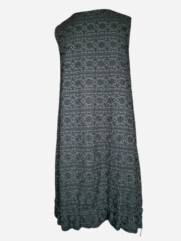 Pete & Greta Black‎ Silk Dress Sz L - Image 7