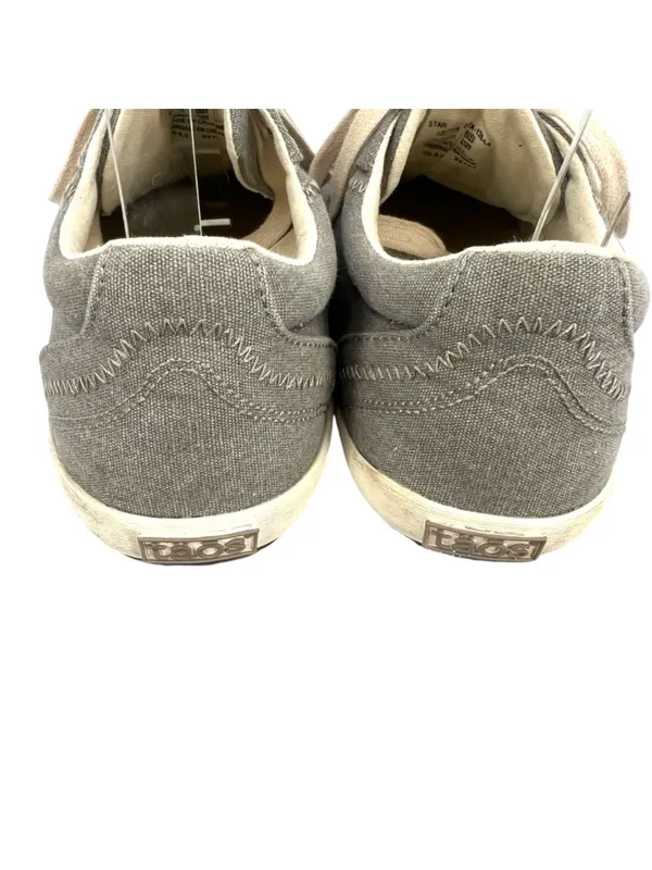Taos Star Womens Canvas Lace-Up Sneakers Size 8.5 Gray Casual Comfortable Shoes - Image 6