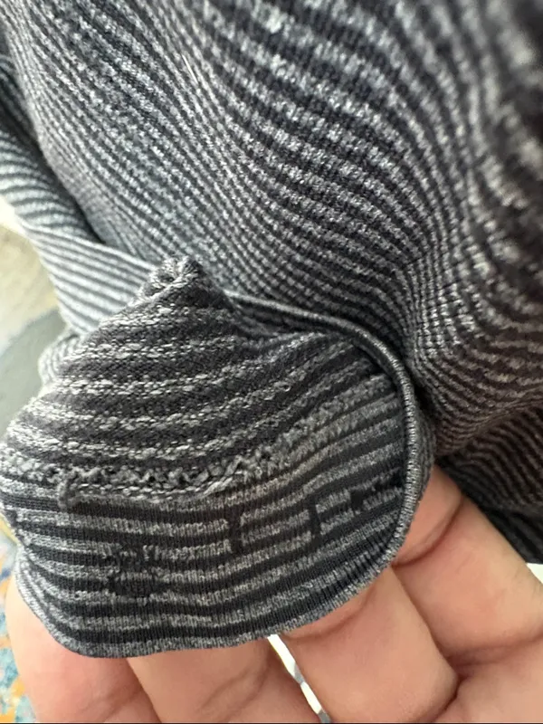 Lululemon run swiftly gray black long sleeve top 8 - Image 11