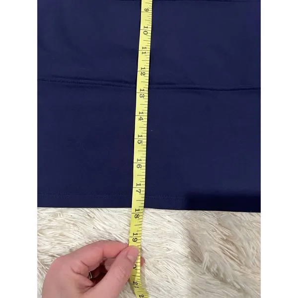Athleta Tennis Skirt Blue Size Small Tall ST With Pocket Activewear - Image 3