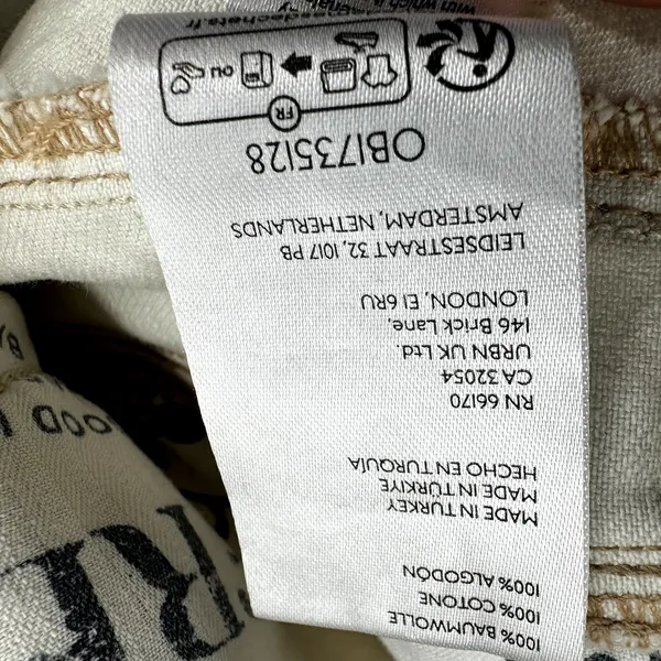 Free People We The Free Good Luck Mid-Rise Barrel Jean Denim Relaxed Milk 26 - Image 5