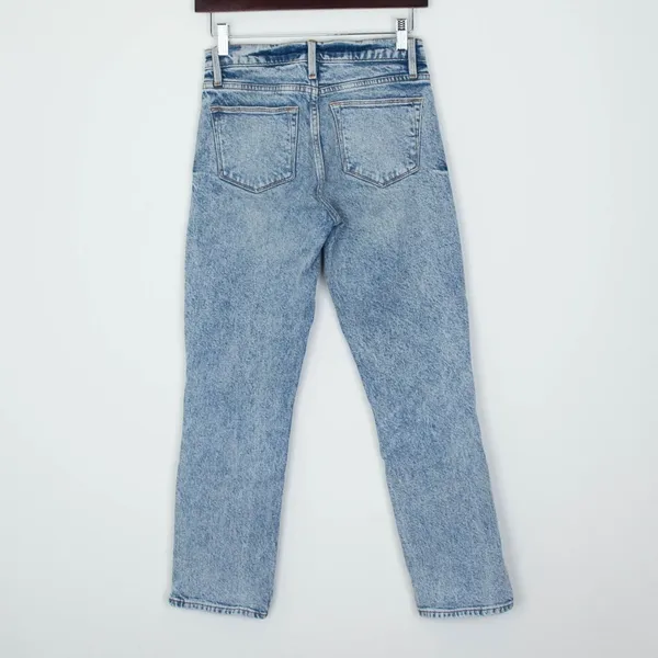 Frame Womens Le High Straight Denim Jeans Size 24 Lombard Wash High‎ Rise Staple - Image 5