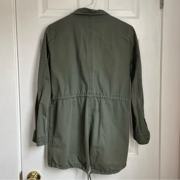 Green utility military jacket size S lightweight - Image 5