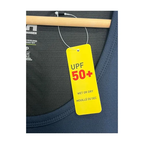 Helly Hansen Tank Top Womens Small Blue Sleeveless Athletic UPF 50+ Outdoor - Image 4