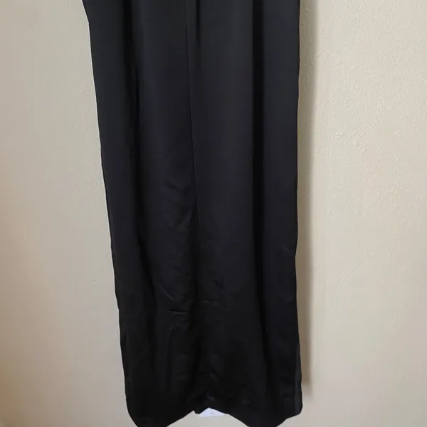 House of CB Adrienne black satin strapless corset maxi dress NWOT size S A-C - Image 11