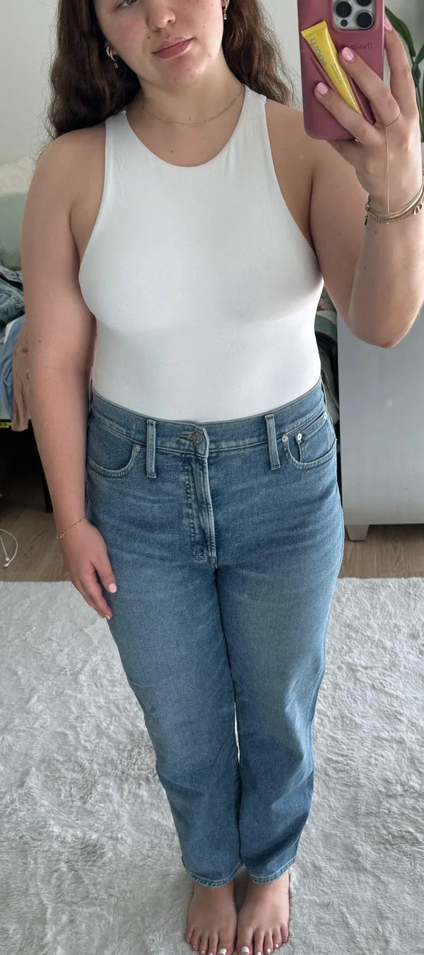 Madewell The Perfect Vintage Straight Crop Jeans - Image 2