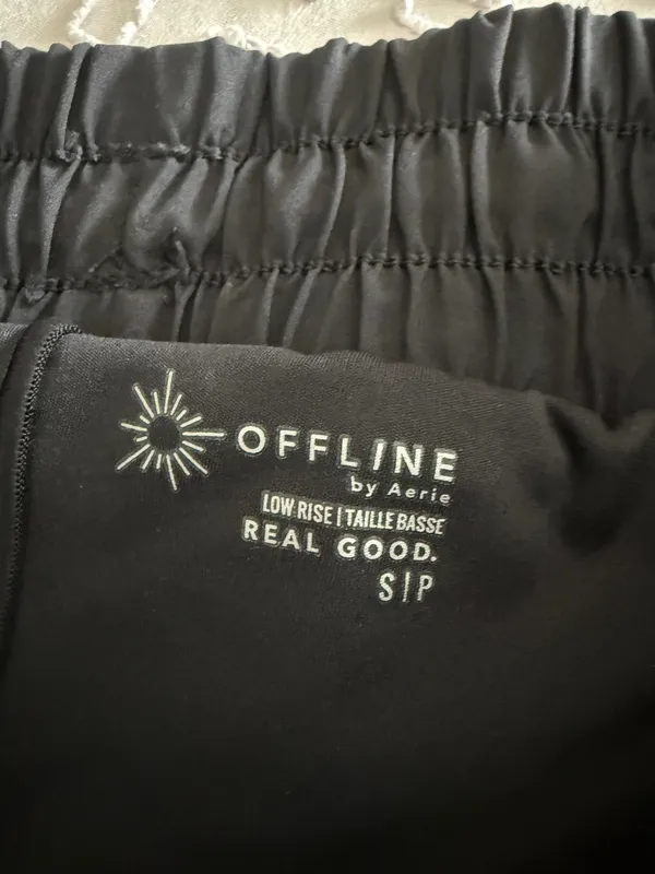 Black OFFLINE Shorts by Aerie - Image 3