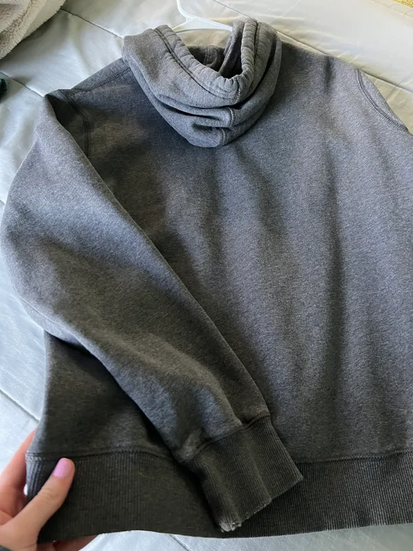 Nike Grey Hoodie - Image 5