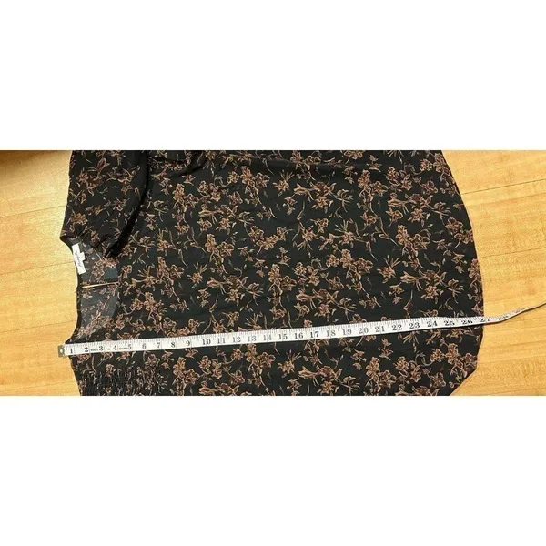 Monday Fun NEW Women Large Floral Blouse Coquette Dainty Romantic Office Chic - Image 7