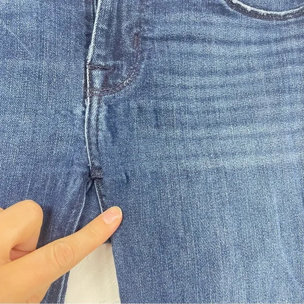 Hudson Low Rise Super Skinny Jeans Womens 26 Y2K Blue Classic Fall Zip Fly - Image 3