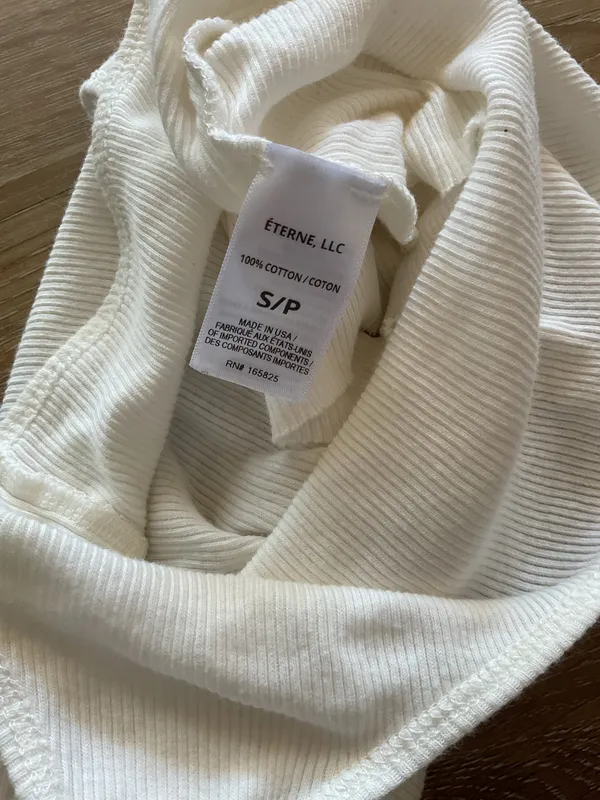 ETERNE white tank top Size XS - Image 3