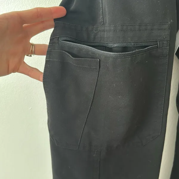 Figs XXS Livingston Straight Leg Scrub Pants in Black - Image 5