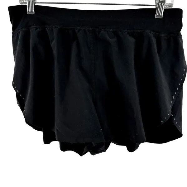 Lululemon Find Your Pace Short 3" Lined Reflective Swift High Rise Black 12 - Image 2