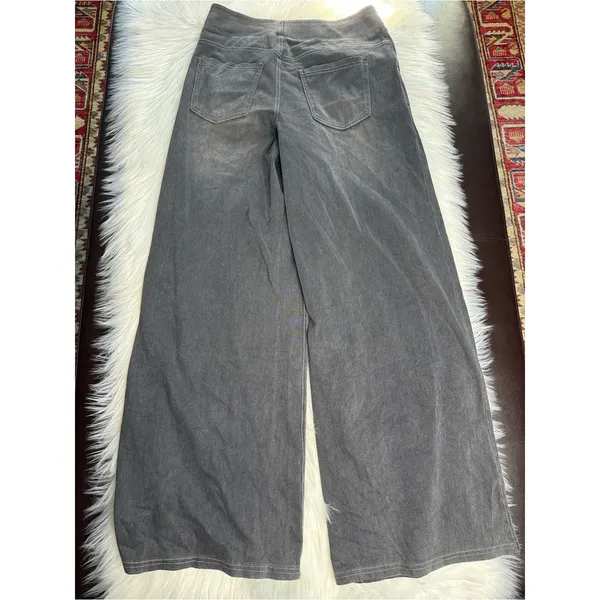 Halara Flex Washed Black High Waisted Wide Leg Baggy Jeans NWT M Reg - Image 6