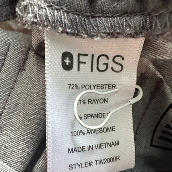 Figs Scrub Pants Graphite Womens Medium - Image 6
