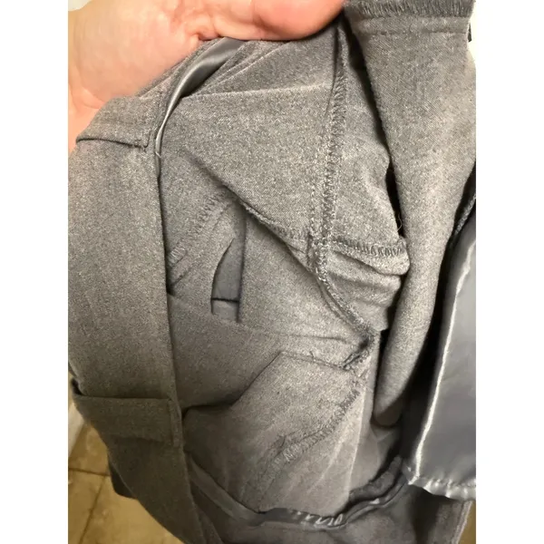A. Byer Cambridge Gray Stretch Dress Pants Juniors Size 5 Straight Leg - Image 6