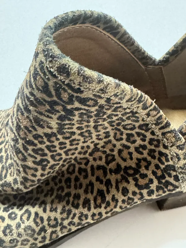 Baley Animal Print Ankle Boots Size 7.5M - Image 10