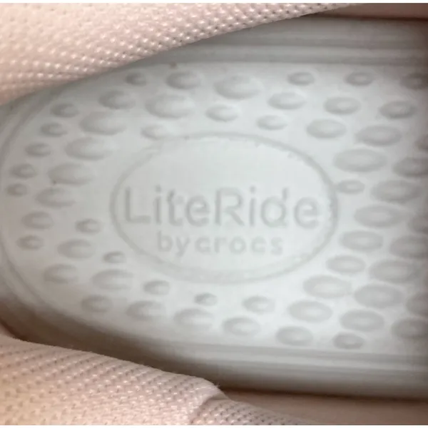 LiteRide by CROCS Light Gray & Pink Sneaker Women's Size 9W EUC - Image 5