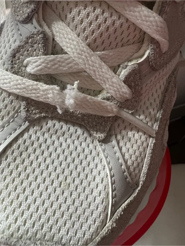 Nike AL8 Women’s White & Beige Mesh Chunky Sneakers size 7.5 - Image 10