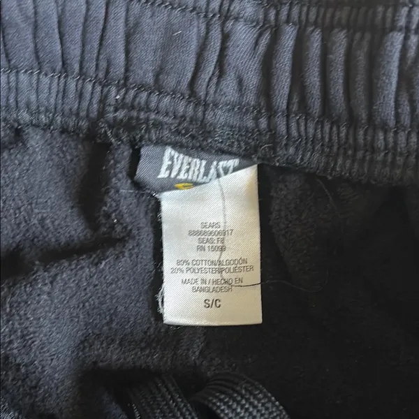 Everlast Black Workout Pants - Image 2