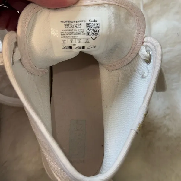 Keds Pink Sneakers Canvas Lace-Up- Kick Start - Image 7