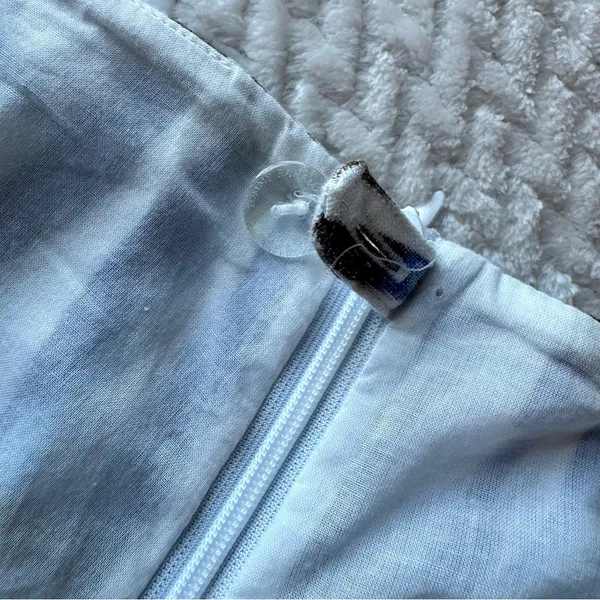 Tommy Bahama Monako Linen Leaf Mini Skirt 2 Blue Resort Coastal European Summer - Image 9
