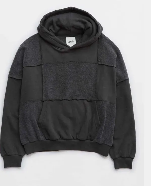 Aerie Sherpa Patch Work Hoodie s - Image 3