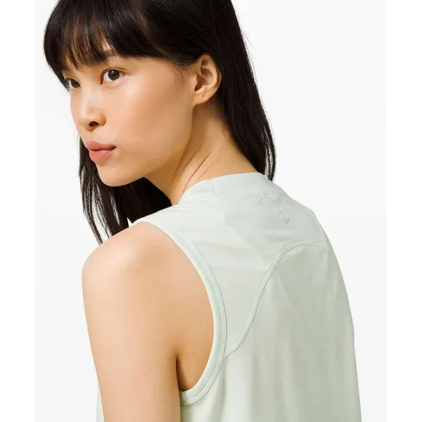 Lululemon Cinch Me Up Front Tank Springtime Green Ruched Cropped Top Size Small - Image 11