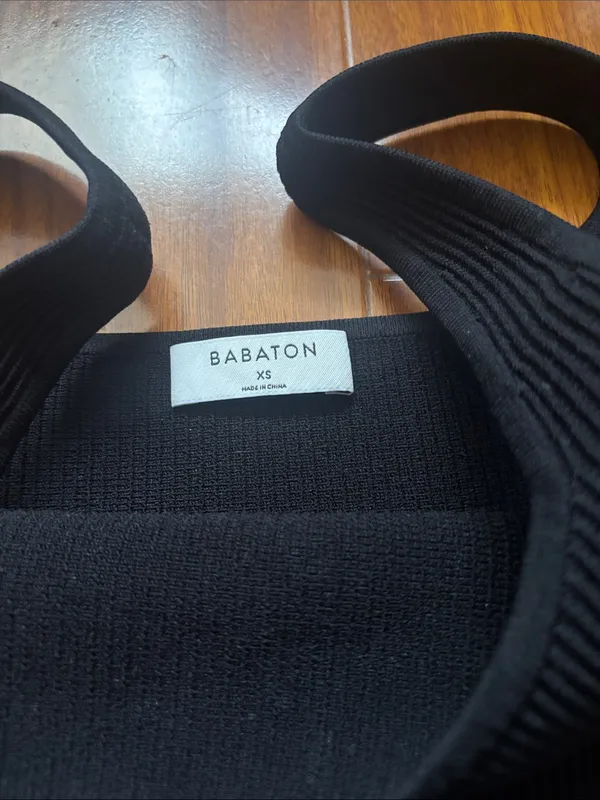 Aritzia Babaton Black Sculpt Knit Tank Top - Image 2