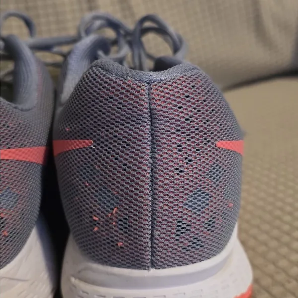 Nike Kids Light Blue and Pink Sneakers - Image 3