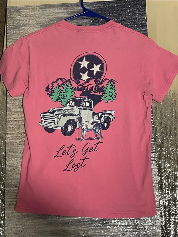 Tennessee Graphic Pink Short-Sleeve Men's T-Shirt - Image 2