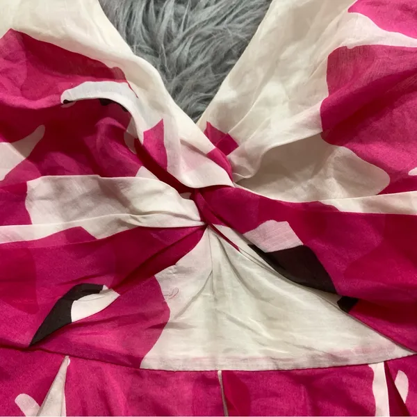 Alice + Olivia Poppy silk floral a-line dress - Image 9