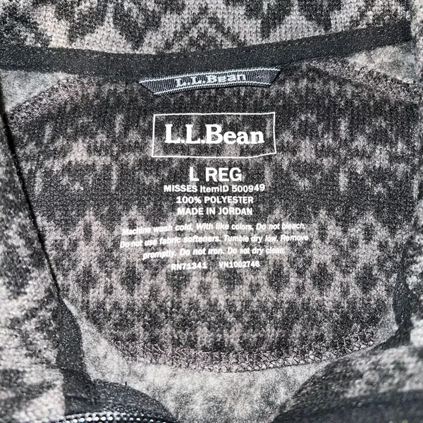 Awesome L.L. Bean Fair Isle Sweater Fleece! - Image 4