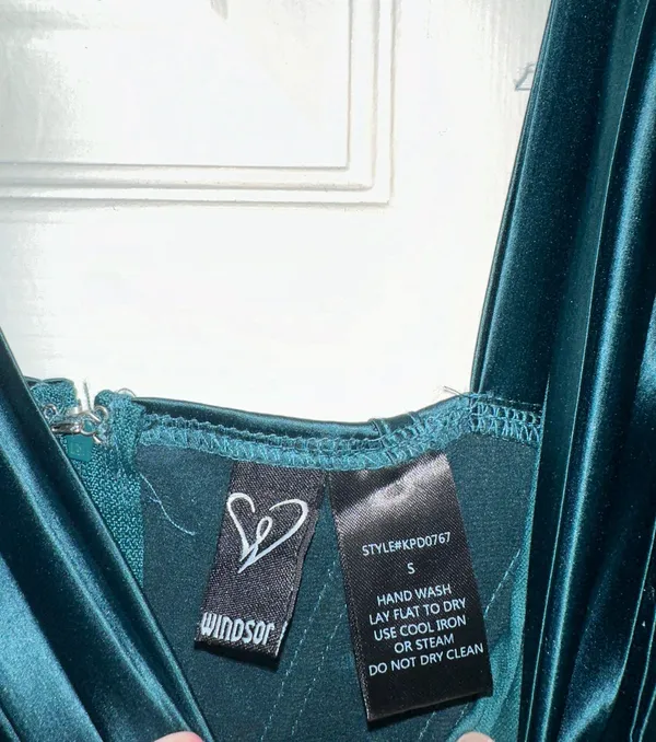 Windsor Teal Semi Formal Dress  - Image 5