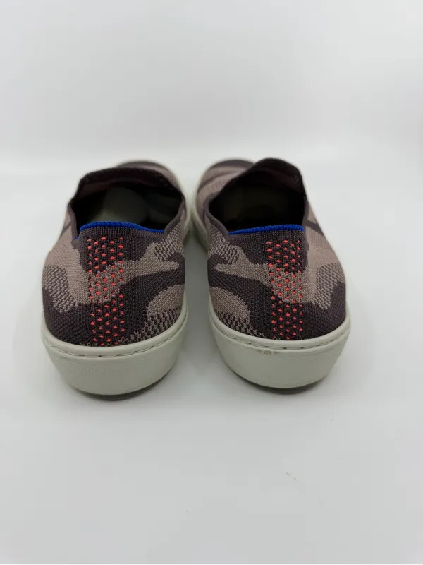 Rothy's women's slip-on sneakers feature a retired taupe camo knit pattern. SZ 7 - Image 3