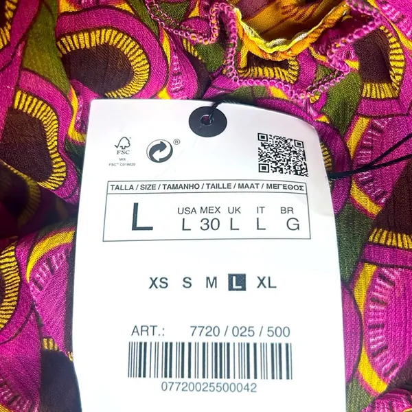 NWT ZARA hippie Peplum Halter Neck Top‎ - Image 6