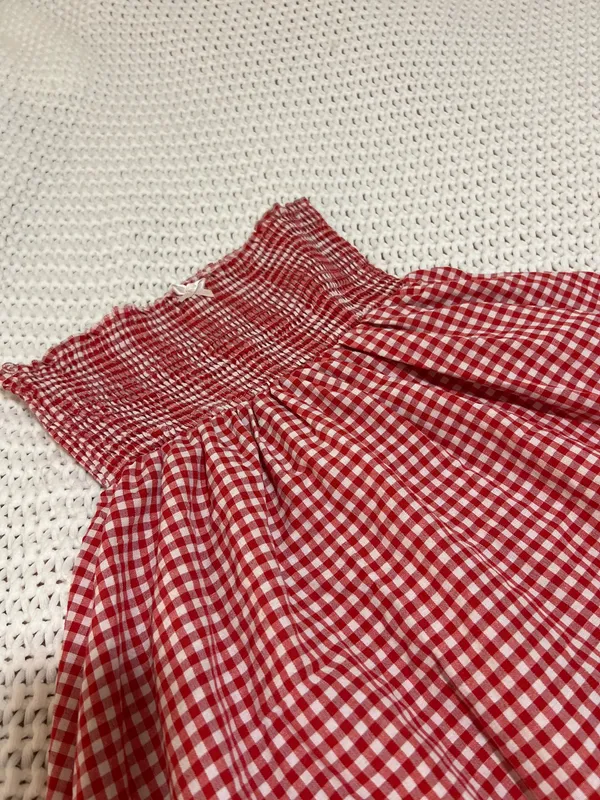 Red Gingham Dress  - Image 2