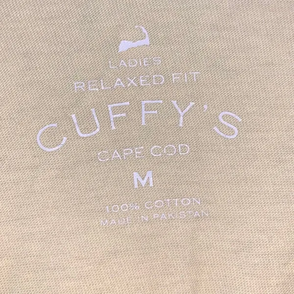 Cuffy’s Cape‎ Cod Beach Club Relaxed Fit Tee Yellow Medium Cape Cod Summer - Image 3
